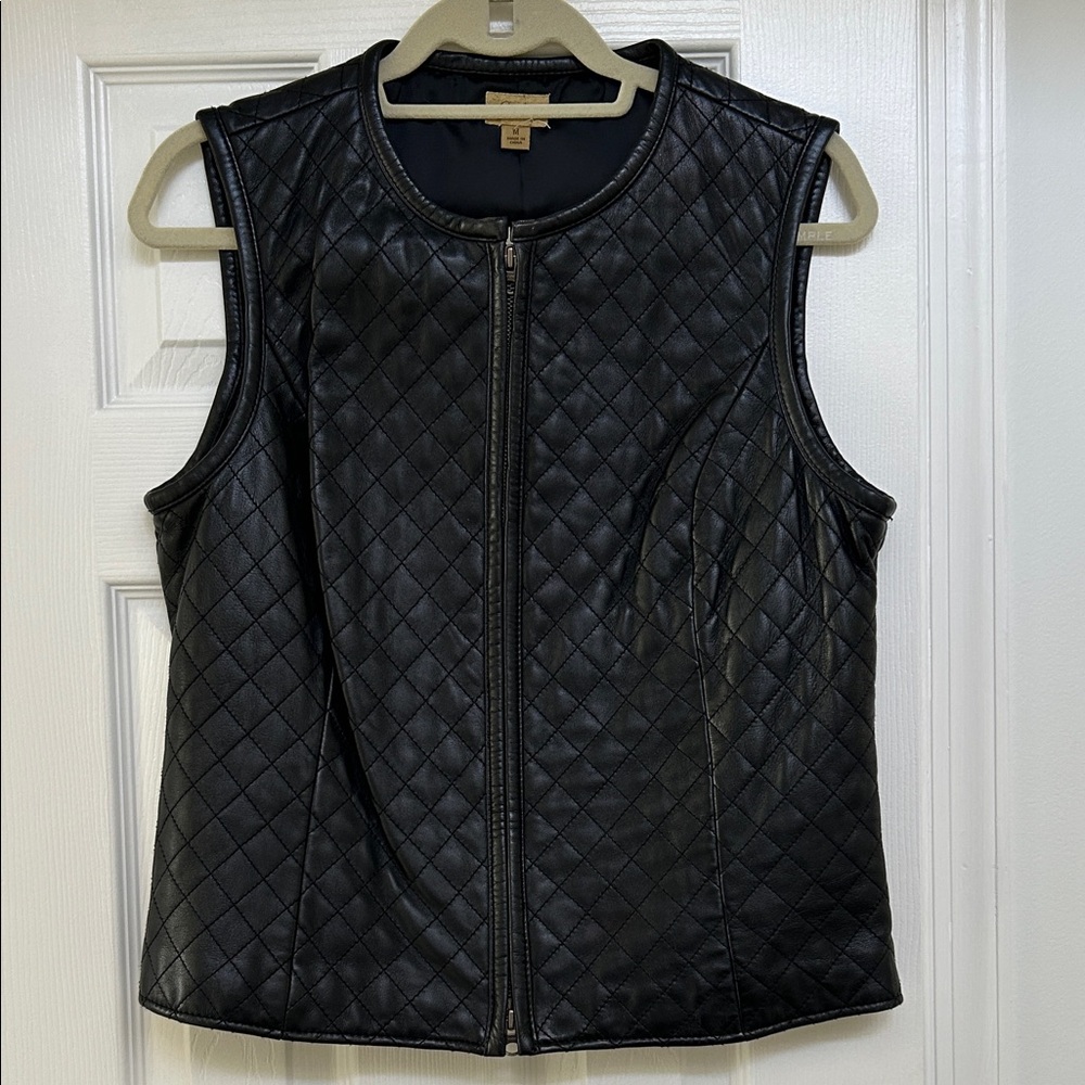 Caslon Black Quilted Vest